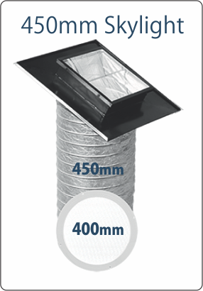 450mm skylight
